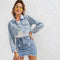 Cropped denimjakke - Gaby