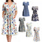Sommerlig Midi Kjole | Blomstret & Let | Afslappet Pasform