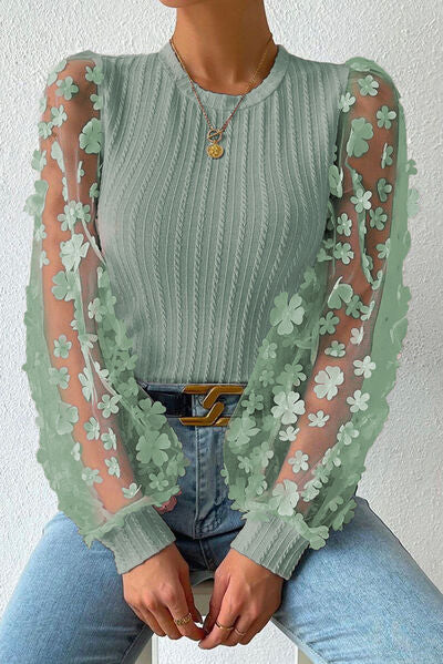 Ara | Bluse med applikationer
