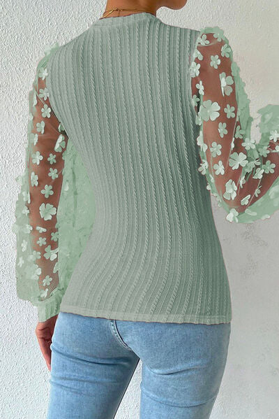 Ara | Bluse med applikationer