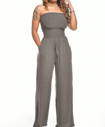 AntonioMarino Jumpsuit med stropløs talje