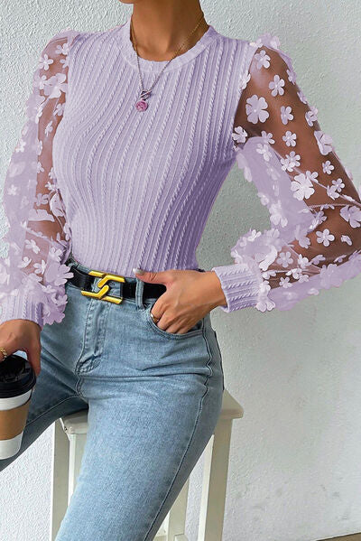 Ara | Bluse med applikationer