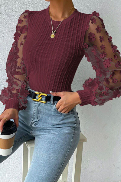 Ara | Bluse med applikationer
