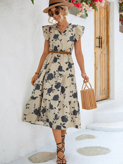 Camelia | Elegant sommerkjole med print