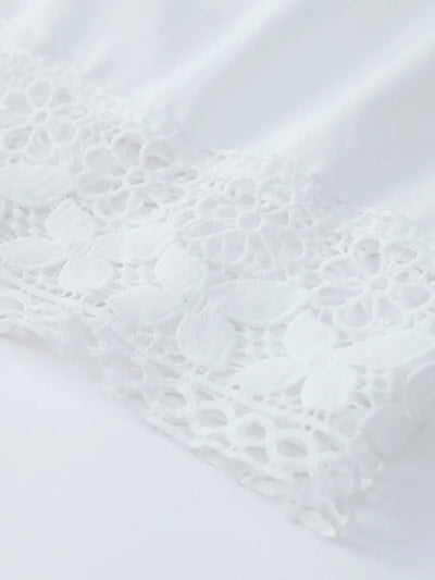 Maxikjole med Blonde Detaljer | Boheme Stil | Komfortabel & Stilfuld