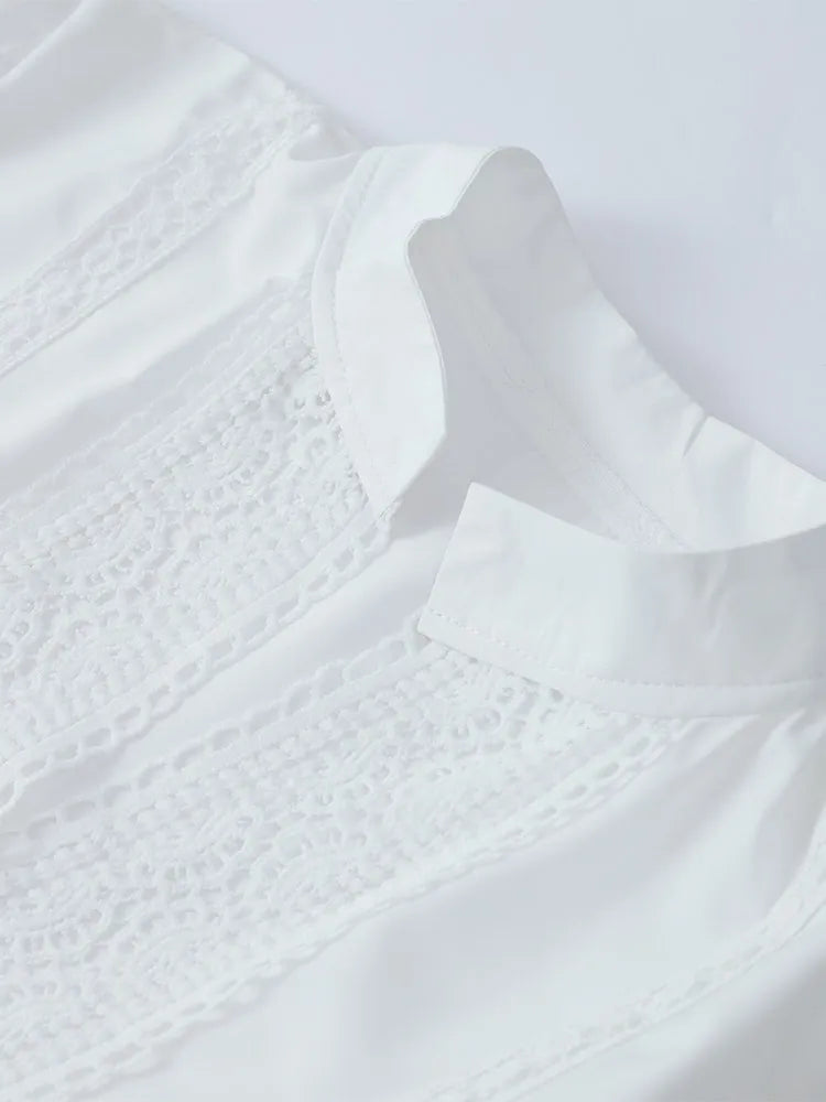 Maxikjole med Blonde Detaljer | Boheme Stil | Komfortabel & Stilfuld