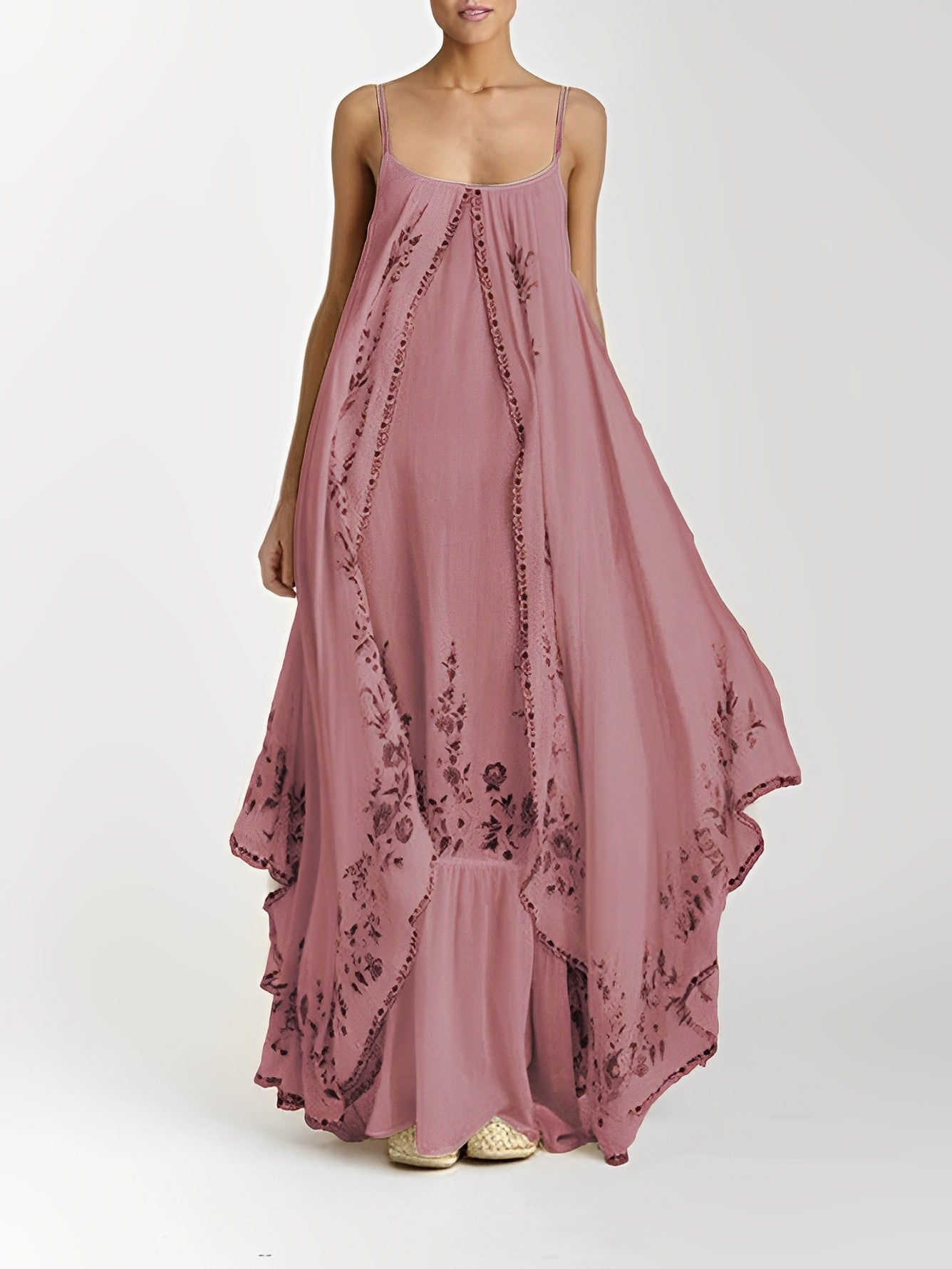 Hawaii - Sommerkjole med bohemeprint