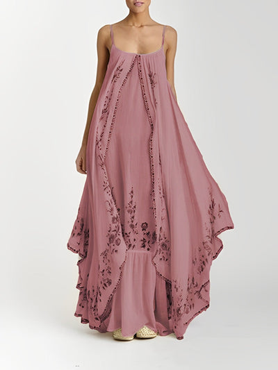 Hawaii - Sommerkjole med bohemeprint