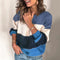 Nolia Stribet kashmirsweater i farver