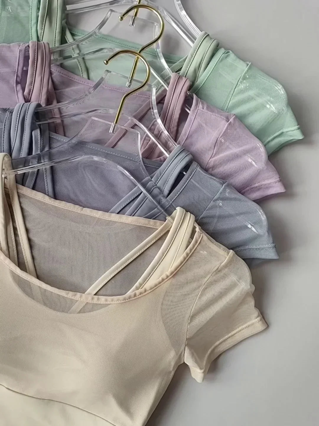 Polstret Pilates Fitness Yoga Top til kvinder - Tairah
