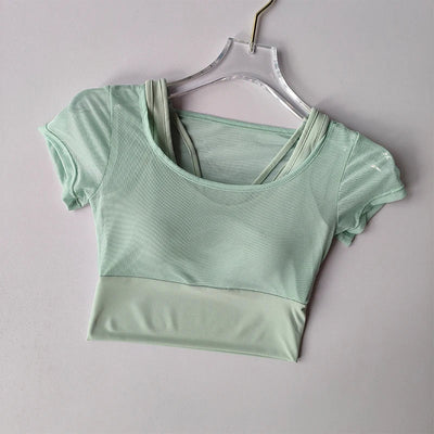 Polstret Pilates Fitness Yoga Top til kvinder - Tairah