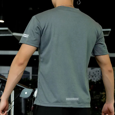 Herre Trænings T-Shirt - Kort Ærme - Åndbar Sporty Pasform