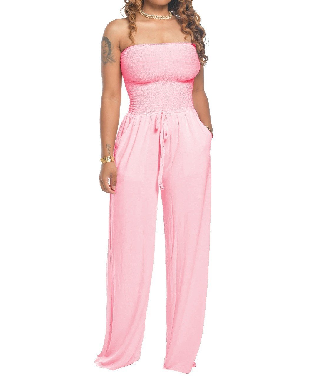 AntonioMarino Jumpsuit med stropløs talje