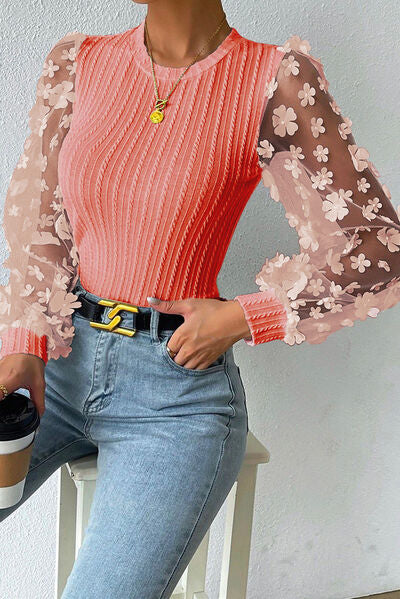Ara | Bluse med applikationer