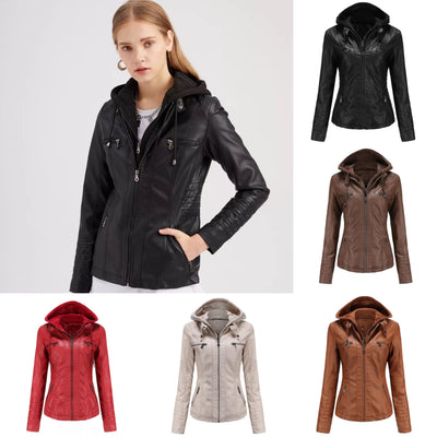 Kadenoshop | Sporty jakke i øko-læder
