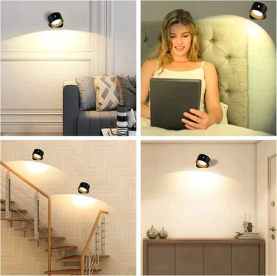 Lumini Led-lampe | Genopladelig trådløs væglampe